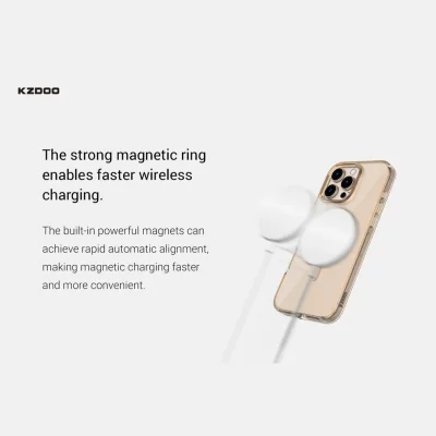 قاب آیفون 16 مگ سیف شفاف ( کاور ) کی‌ زد دوو مدل KZDOO ICEGUARD iPhone 16