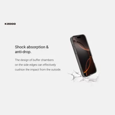 قاب آیفون 16 پرو مگ سیف شفاف ( کاور ) کی‌ زد دوو مدل KZDOO ICEGUARD iPhone 16 Pro