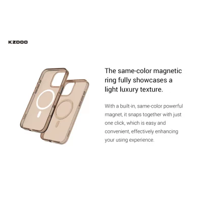 قاب آیفون 16 پرو مکس مگ سیف شفاف ( کاور ) کی‌ زد دوو مدل KZDOO ICEGUARD iPhone 16 Pro Max