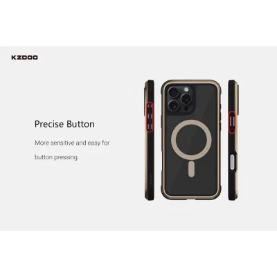 کاور مگ سیف ضد ضربه آیفون 16 پرو مکس کی زد دوو KZDOO MAG ARES iPhone 16 Pro Max