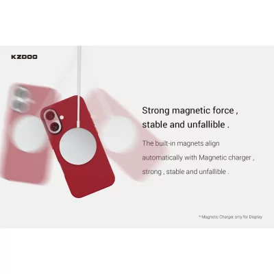 قاب آیفون 16 مگ سیف چرمی ( کاور ) کی زد دوو  KZDOO MAG NOBLE iPhone 16