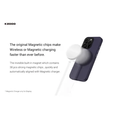 قاب آیفون 16 مگ سیف چرمی ( کاور ) کی زد دوو  KZDOO MAG NOBLE iPhone 16