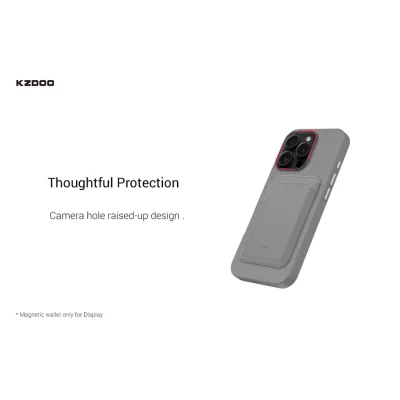 کاور مگ سیف چرمی آیفون 16 پرو مکس کی زد دوو KZDOO MAG NOBLE iPhone 16 Pro Max