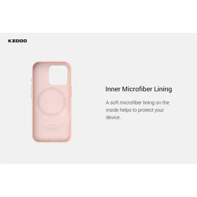 کاور مگ سیف چرمی آیفون 16 پرو مکس کی زد دوو KZDOO MAG NOBLE iPhone 16 Pro Max