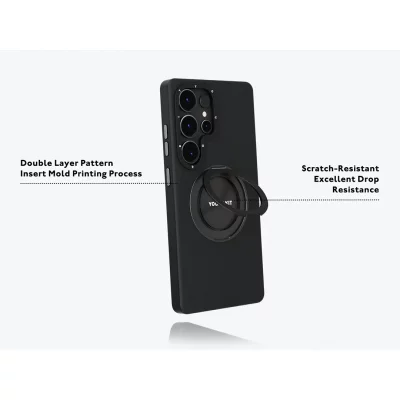 قاب اس 24 اولترا مگ سیف چرمی یانگ کیت Youngkit Leather 360° Spin MagSafe S24 Ultra