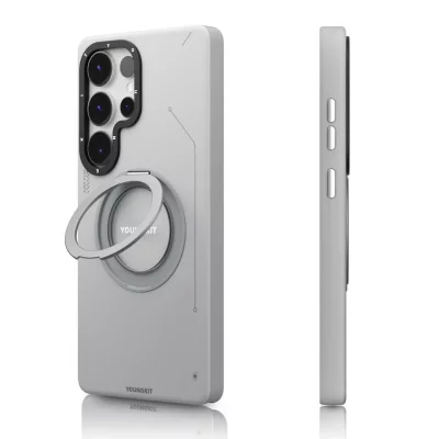 قاب اس 24 اولترا مگ سیف چرمی یانگ کیت Youngkit Leather 360° Spin MagSafe S24 Ultra