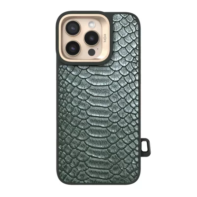 قاب آیفون 16 پرو مکس ( کاور ) مگ سیف چرمی اصلی کجسا KAJSA Snake iPhone 16 Pro Max