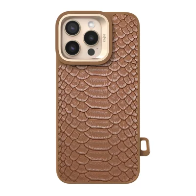 قاب آیفون 16 پرو ( کاور ) مگ سیف چرمی اصلی کجسا KAJSA Snake iPhone 16 Pro