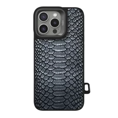 قاب آیفون 16 پرو ( کاور ) مگ سیف چرمی اصلی کجسا KAJSA Snake iPhone 16 Pro