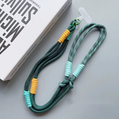 بند آویز گردنی گوشی موبایل دابل کنفی با قلاب فلزی طول 120 سانتی متر - بلند