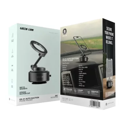 پایه نگه دارنده موبایل مکش اتوماتیک مگ سیف گرین لاین مدل GX-31