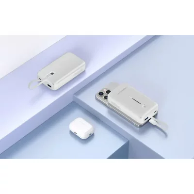 خرید و قیمت پاوربانک 3 خروجی 30 وات با کابل تایپ سی پاورولوژی مدل PPBCHA67 ظرفیت 20000 میلی آمپر