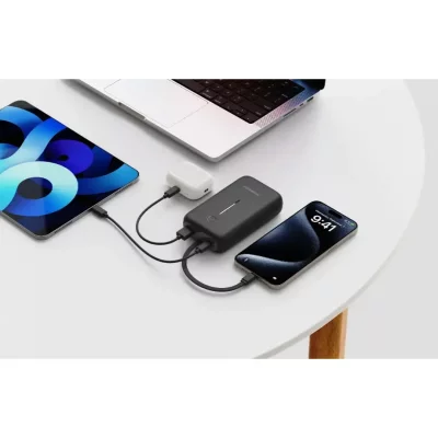 پاوربانک پاورولوژی 30 وات 20000 میلی آمپر با کابل تایپ سی مدل PPBCHA67