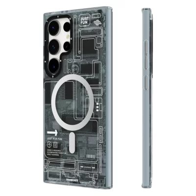 قاب اس 24 اولترا ( کاور ) مگ سیف یانگ کیت Youngkit Futuristic Circuit MagSafe S24 Ultra