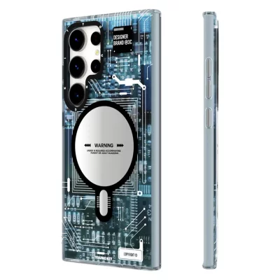 قاب اس 24 اولترا ( کاور ) مگ سیف یانگ کیت Youngkit Futuristic Circuit MagSafe S24 Ultra