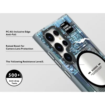 قاب اس 24 اولترا ( کاور ) مگ سیف یانگ کیت Youngkit Futuristic Circuit MagSafe S24 Ultra