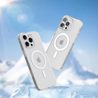 قاب آیفون 16 پرو ( کاور ) مگ سیف شفاف یانگ کیت ICE Crystal Clear iPhone 16 Pro