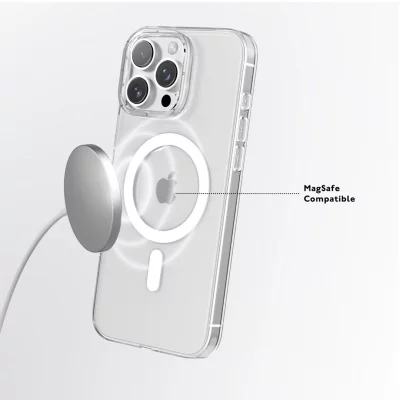 قاب آیفون 16 پرو ( کاور ) مگ سیف شفاف یانگ کیت ICE Crystal Clear iPhone 16 Pro