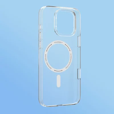 قاب آیفون 16 پرو ( کاور ) مگ سیف شفاف یانگ کیت ICE Crystal Clear iPhone 16 Pro