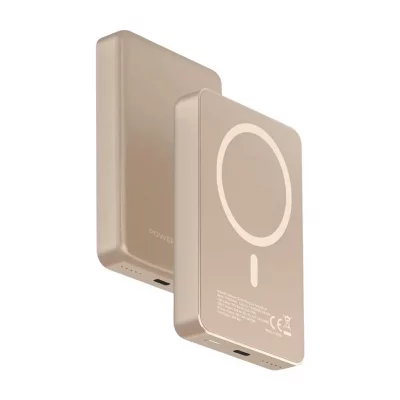 پاور بانک مگ سیف 20 وات پاورولوژی مدل MagSafe Aluminum PD PPBCHA34 ظرفیت 10000 میلی آمپر