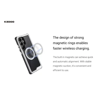 قاب سامسونگ اس 25 اولترا ( کاور ) مگ سیف کی زد دوو KZDOO MAG ARES SPORT S25 Ultra