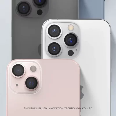 محافظ لنز دوربین رینگی آیفون 13 و 13 مینی بلوئو BLUEO Metal Frame iPhone 13/13 Mini