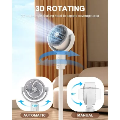 پنکه شارژی ایستاده چرخشی مدل F1