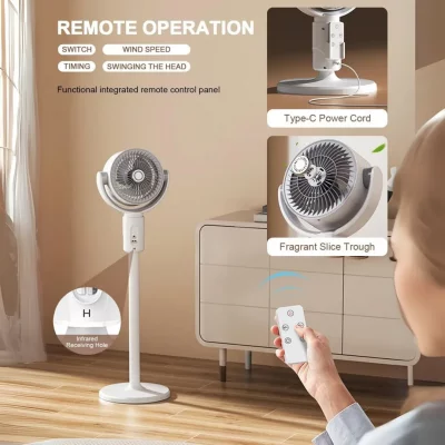 پنکه شارژی ایستاده و رومیزی مدل F1