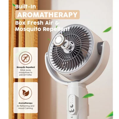 پنکه شارژی ایستاده و رومیزی مدل F1 دارای خوشبو کننده