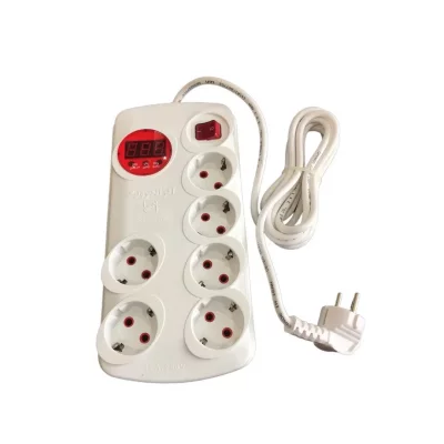 چند راهی برق و محافظ ولتاژ دیجیتالی 6 خروجی آفر الکترونیک مدل OR306