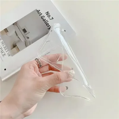 قاب آیفون شفاف ژله ای مدل محافظ لنز دار آیفون های سری 12 (12/12 پرو/12پرومکس) اپل