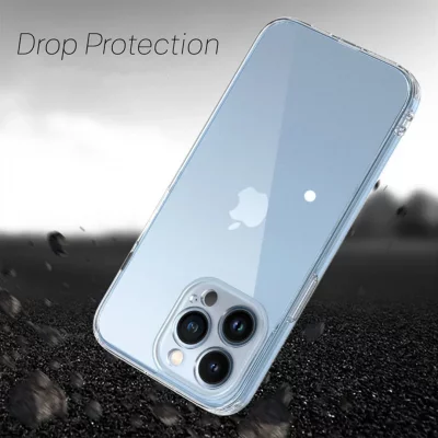 قاب آیفون 13 پرو شفاف پشت طلق محافظ لنز دار iPhone 13 Pro