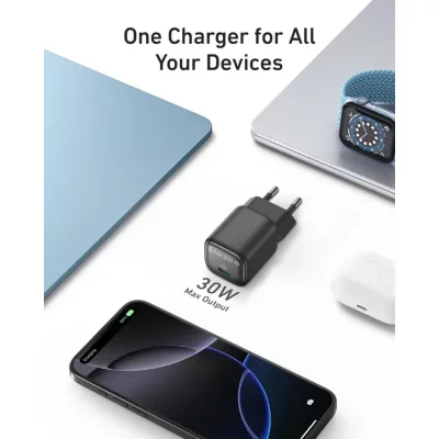 شارژر انکر 30 وات تایپ سی فست شارژ Anker Zolo USB-C A2698