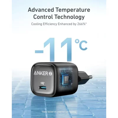 شارژر دیواری 30 وات انکر مدل Anker Zolo 30W Gan Charger A2698