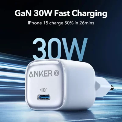 شارژر انکر 30 وات تایپ سی فست شارژ Anker Zolo USB-C A2698