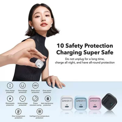 شارژر انکر 30 وات تایپ سی فست شارژ Anker Zolo USB-C A2698