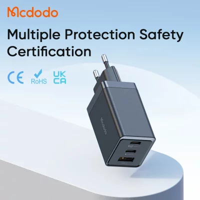شارژر 70 وات سوپر فست شارژ 3 خروجی مک دودو Mcdodo 70W Gan5 mini CH-154 NEW