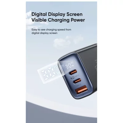شارژر 30 وات فست شارژ 3 خروجی مک دودو Mcdodo Digital Display CH-218