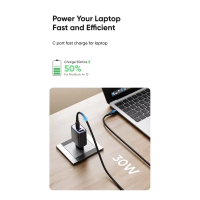 شارژر 30 وات فست شارژ 3 خروجی مک دودو Mcdodo Digital Display CH-218