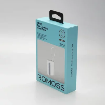پاوربانک روموس 22.5 وات 10000 میلی آمپر با کابل تایپ سی و لایتنینگ مدل PPR10-152