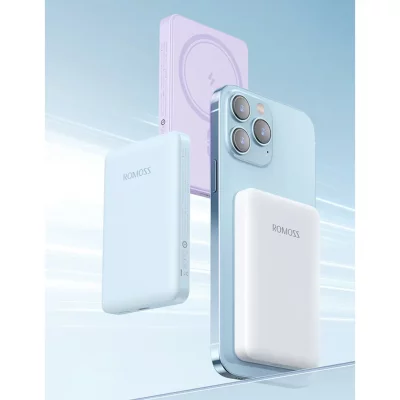 خرید و قیمت پاوربانک مگ سیف و لایتنینگ روموس مدل WMS10-121 ظرفیت 10000 میلی آمپر