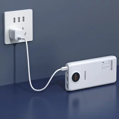 پاوربانک روموس 20000 میلی آمپر 30 وات مدل PSW20-392