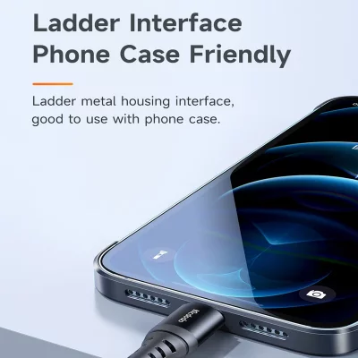 کابل شارژ آیفون لایتنینگ 3 آمپر مک دودو مدل Mcdodo Lightning 3A CA-2263 طول 3 متر