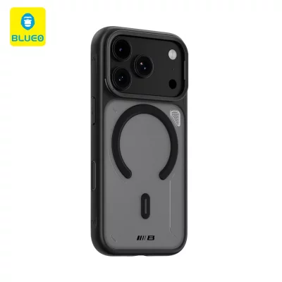 قاب آیفون 17 پرو مکس مگ سیف با پایه استند بلوئو Frosted Heat MagSafe iPhone 17 Pro Max