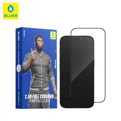 گلس آیفون 17 پرو مکس و 16 پرو مکس شفاف بلوئو BLUEO 2.5D Basic HD iPhone 17 Pro Max /16 Pro Max