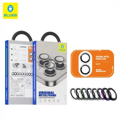 محافظ لنز دوربین آیفون 17 نرمال بلوئو BLUEO Metal Frame iPhone 17