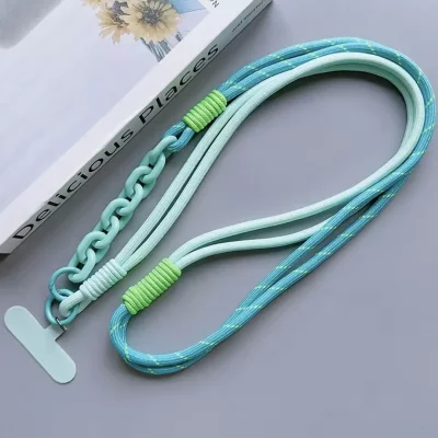 بند آویز گردنی گوشی موبایل دبل Candy Starp با قلاب فلزی طول 120 سانتی متر بلند