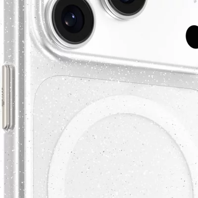 قاب آیفون 17 نرمال ( کاور ) اکلیلی مگ سیف بلوئو Crystal Pro Glitter iPhone 17