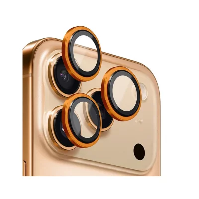 محافظ لنز دوربین آیفون 17 پرو و 17 پرو مکس بلوئو BLUEO Metal Frame iPhone 17 Pro/17 Pro Max