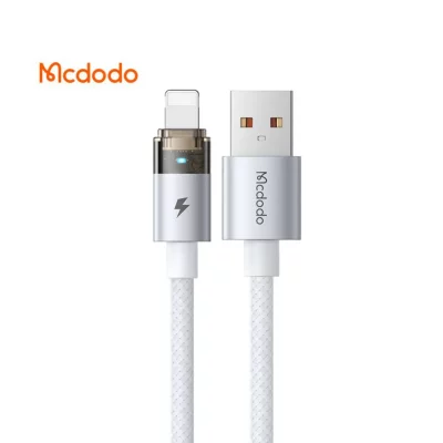 کابل شارژ آیفون لایتنینگ 3 آمپر کارپلی مک دودو مدل Mcdodo 3A CA-691 طول 1.2 متر